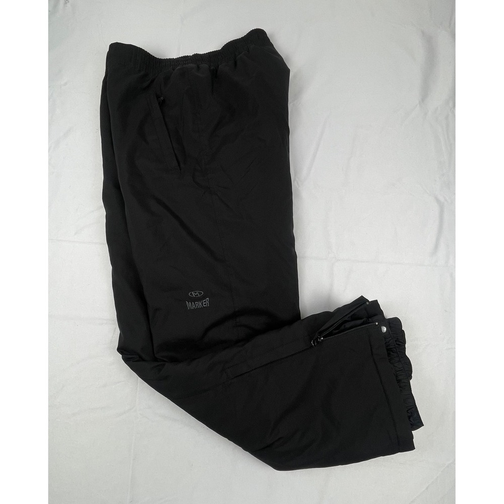 Marker Mens Insulated Ski Pants Black Snowboarding Winter Trousers LARGE
